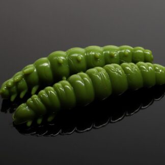 Libra Lures Larva Olive Green - 3