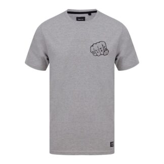 Navitas: Tričko Knuckles Tee Grey Marle Velikost: XXXL