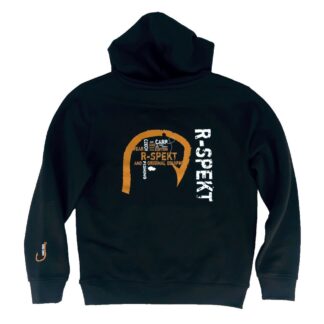 R-SPEKT Dětská mikina s kapucí Fishing Edition black - 11-12 let