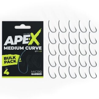 RidgeMonkey Háčky Ape-X Medium Curve Barbed Bulk Pack 25 ks Počet kusů: 25ks