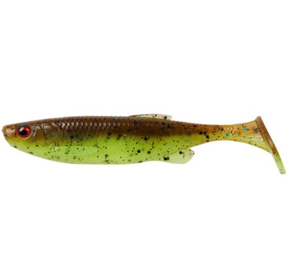 Savage Gear Gumová Nástraha Fat Minnow T Tail Bulk Chartreuse Pumpkin Hmotnost: 5g