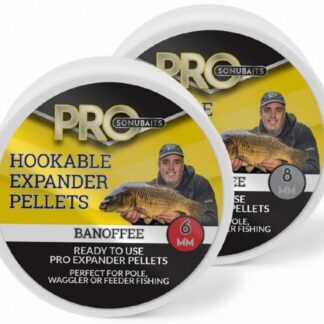 Sonubaits Pelety Pro Hookable Expander Pellets 100gr - Banoffee 8mm