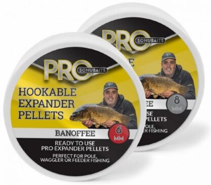 Sonubaits Pelety Pro Hookable Expander Pellets 100gr - Banoffee 8mm