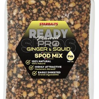 Starbaits Směs Spod Mix Ready Seeds Pro Ginger Squid 1 kg